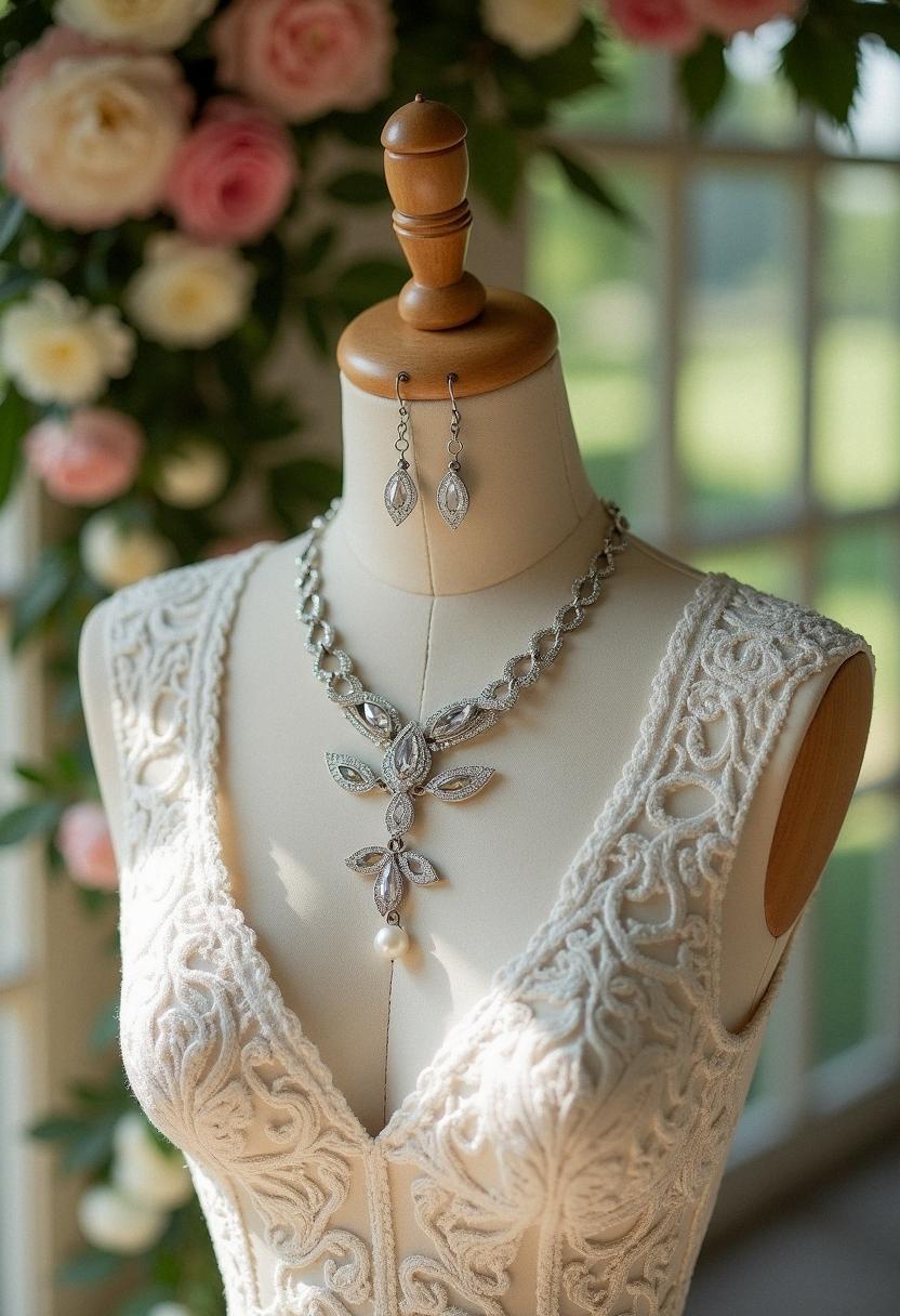 wedding dress jewelry