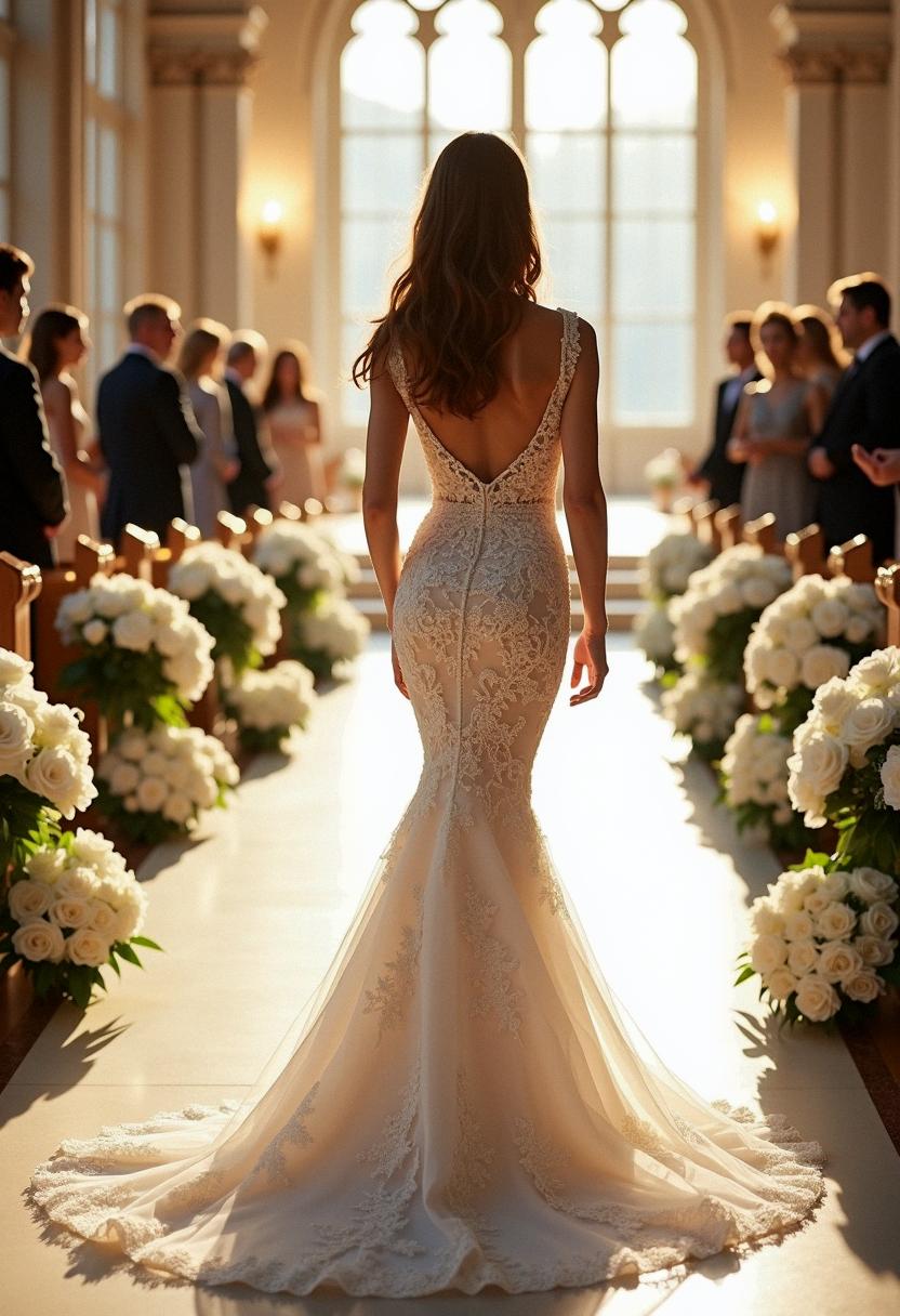 wedding dress mermaid