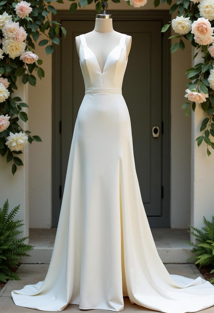 wedding dress minimalist