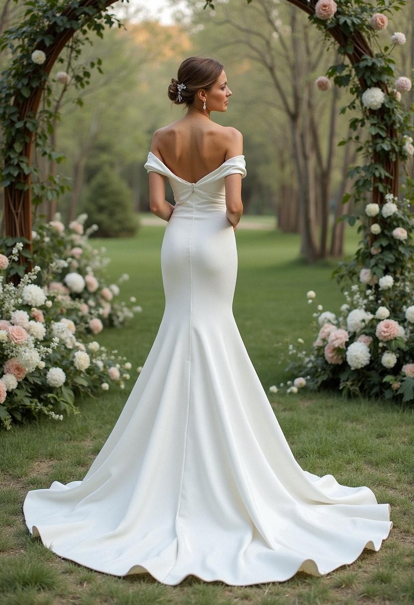 wedding dress minimalist
