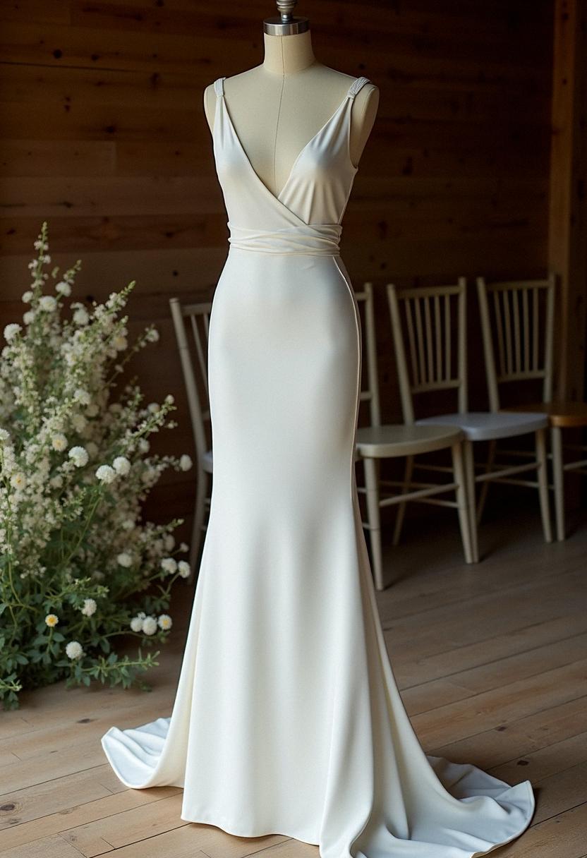 wedding dress minimalist