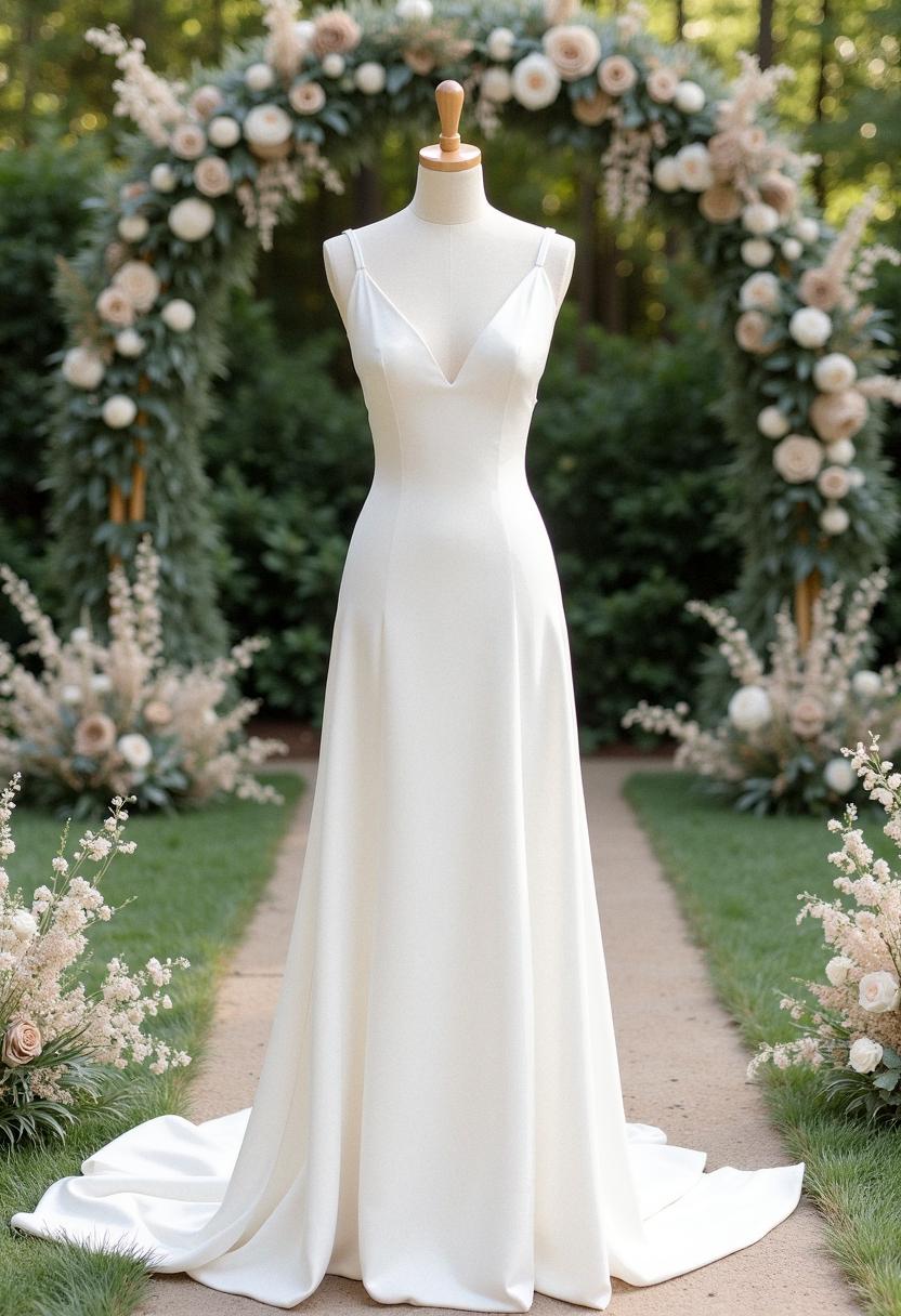 wedding dress minimalist