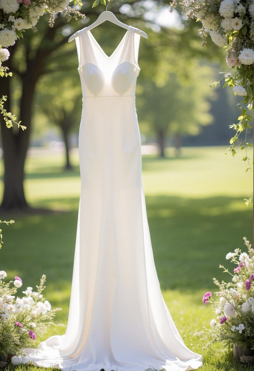 wedding dress simple