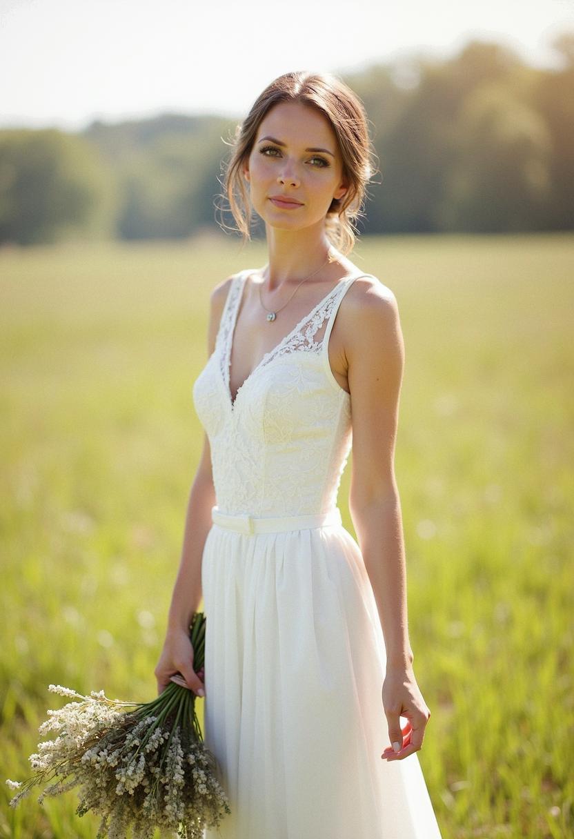 wedding dress simple