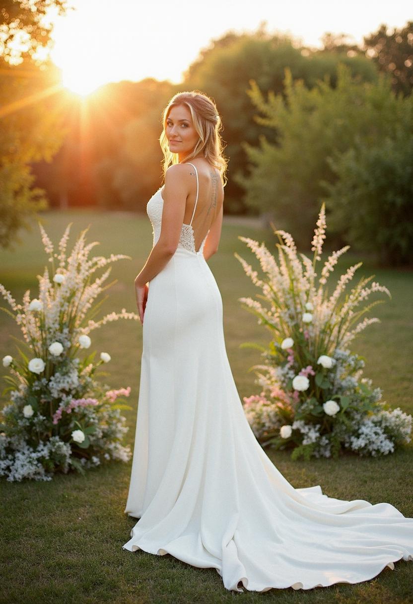 wedding dress simple