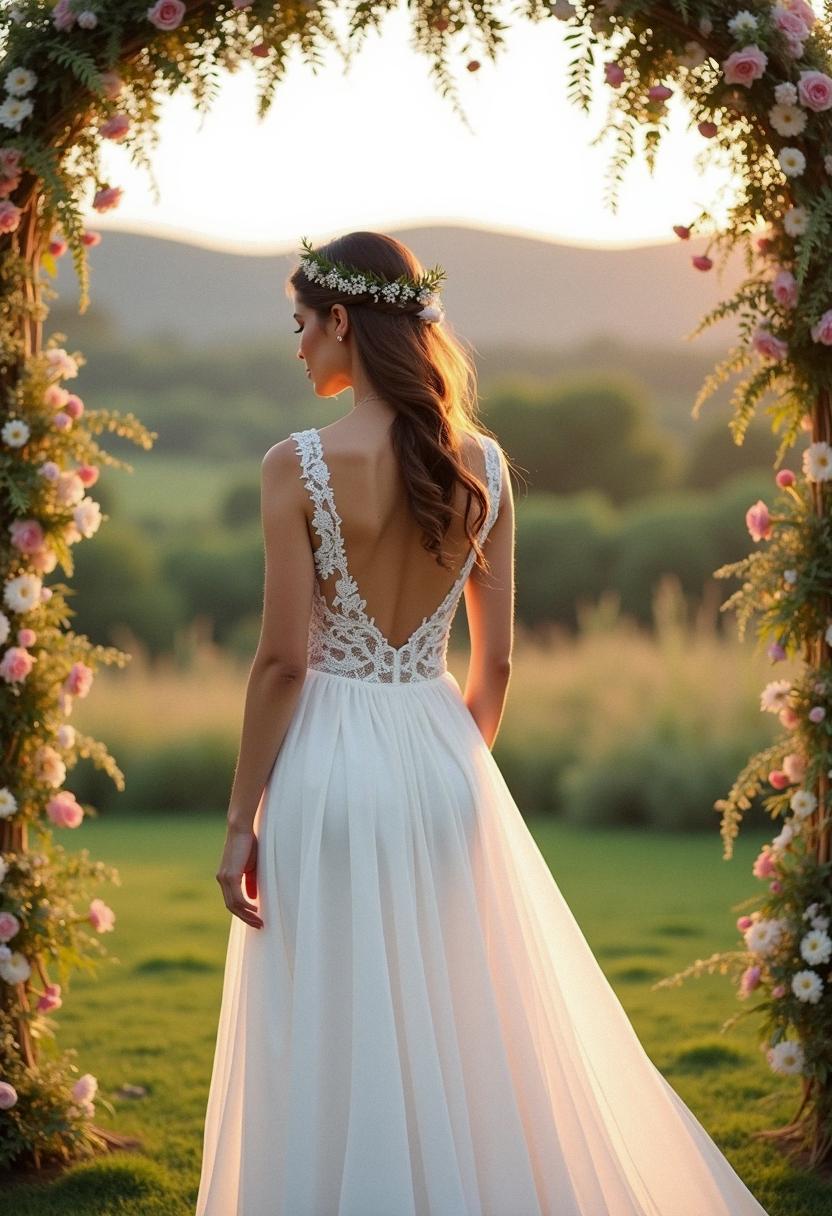 wedding dress simple