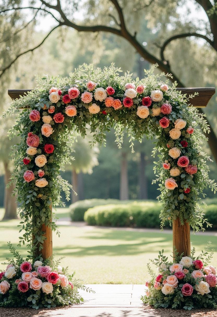 wedding flowers garland