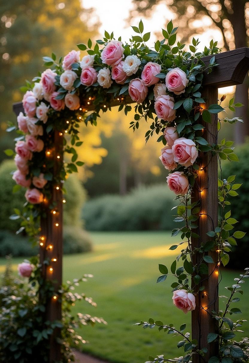 wedding flowers garland