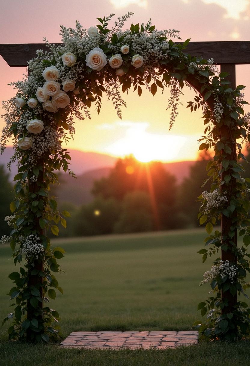wedding flowers garland