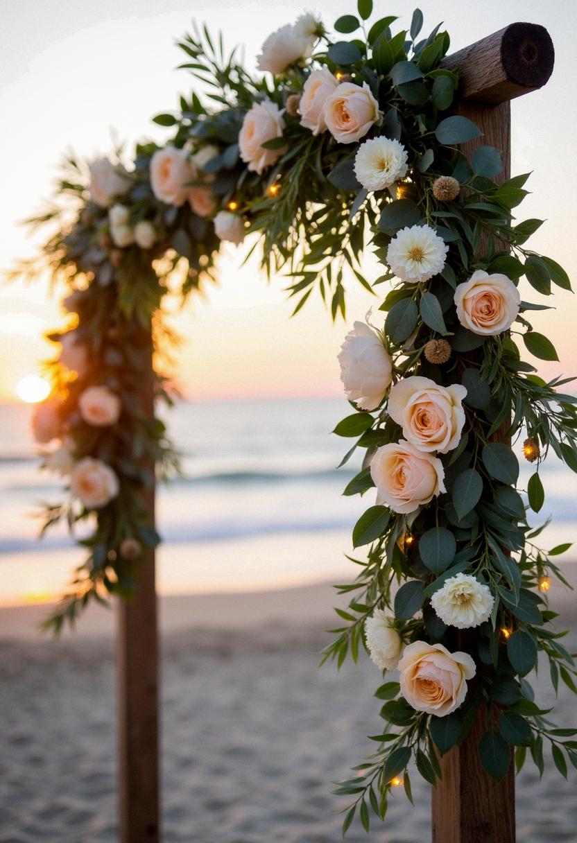 wedding flowers garland