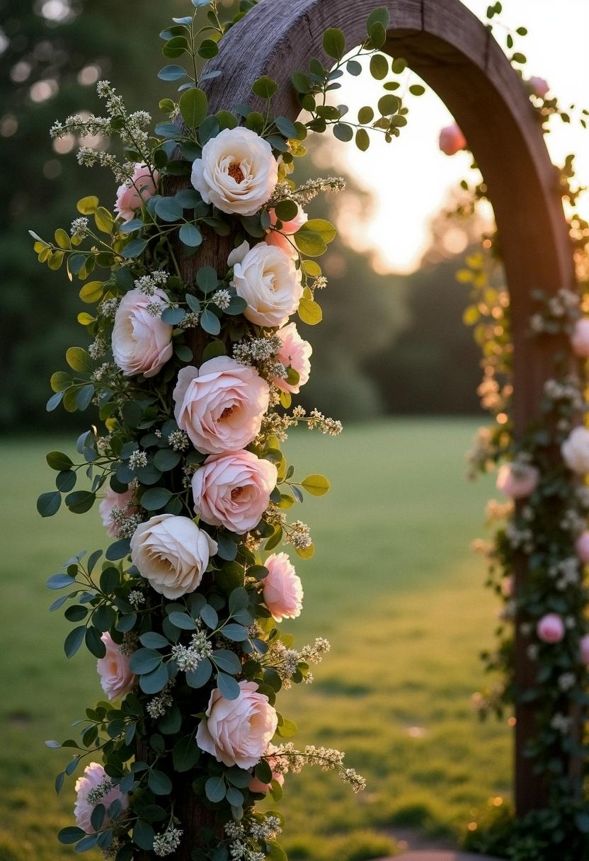 wedding flowers garland