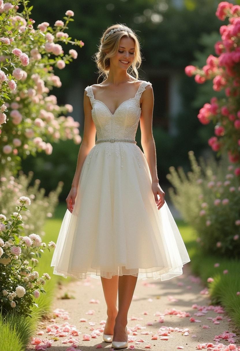 Perfect Wedding Gown For Short Brides TheCharmingBride com