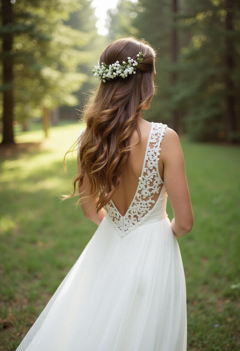 wedding hair down