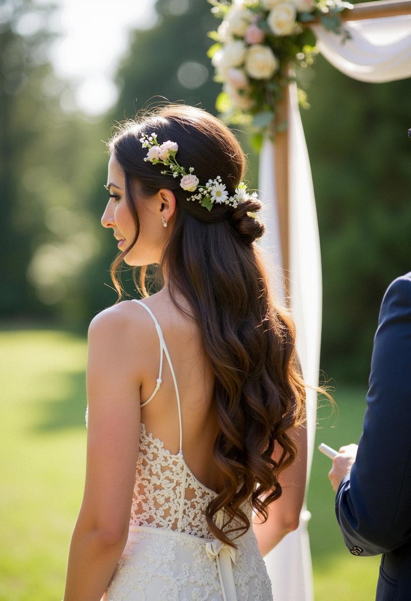wedding hair down