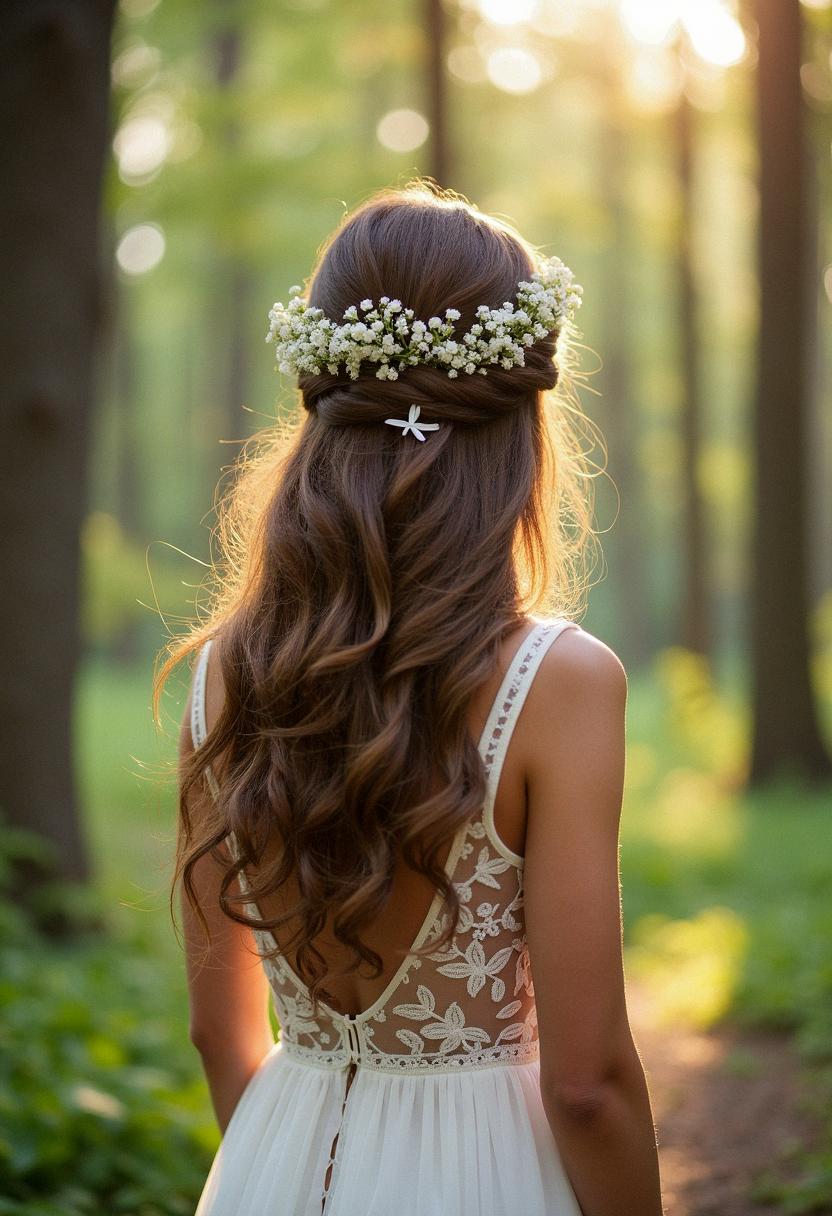 wedding hair down