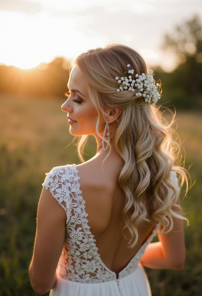 wedding hair down