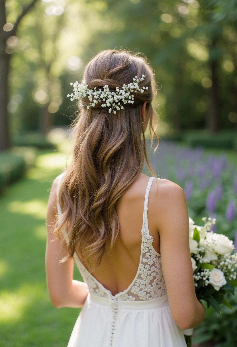 wedding hair down
