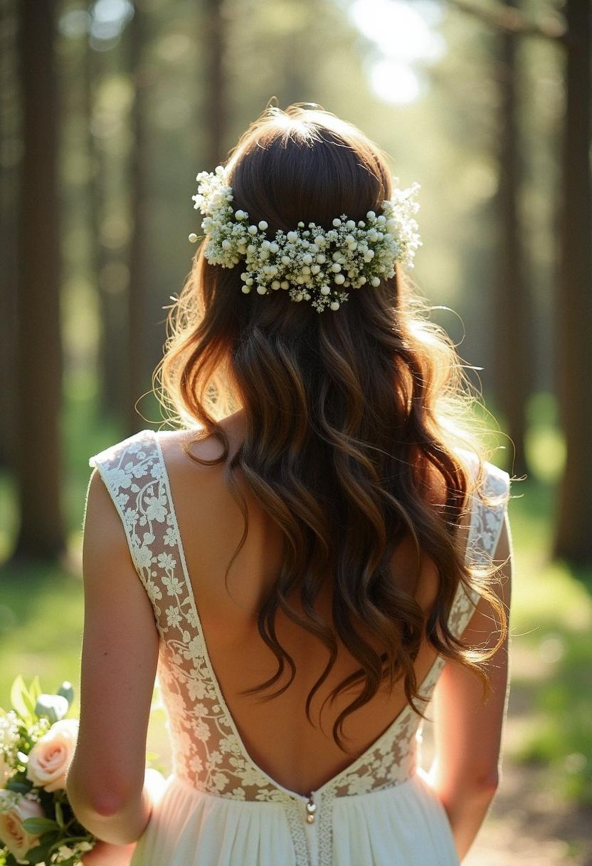 wedding hair down