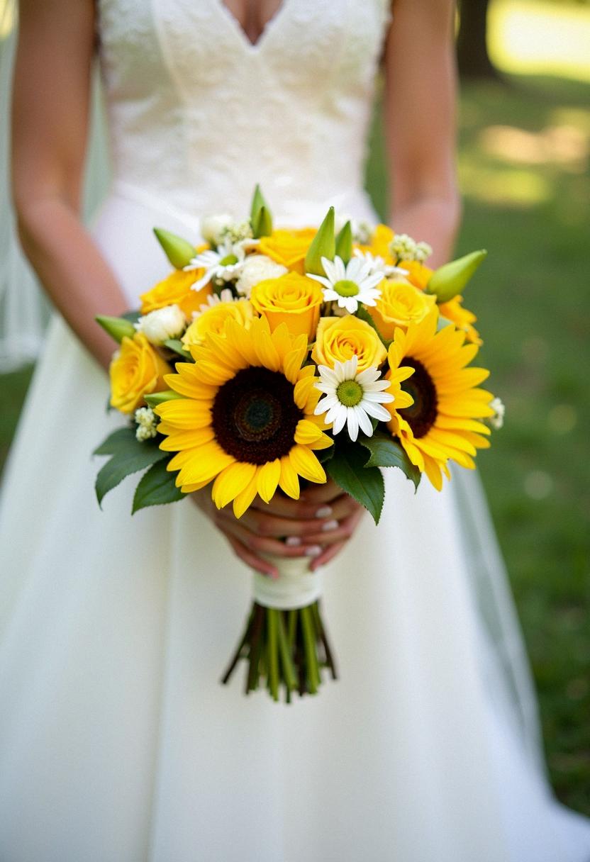 yellow bridal bouquet yellow bridal bouquet