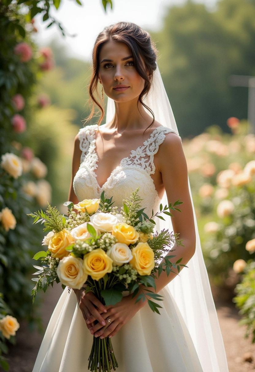 yellow bridal bouquet yellow bridal bouquet