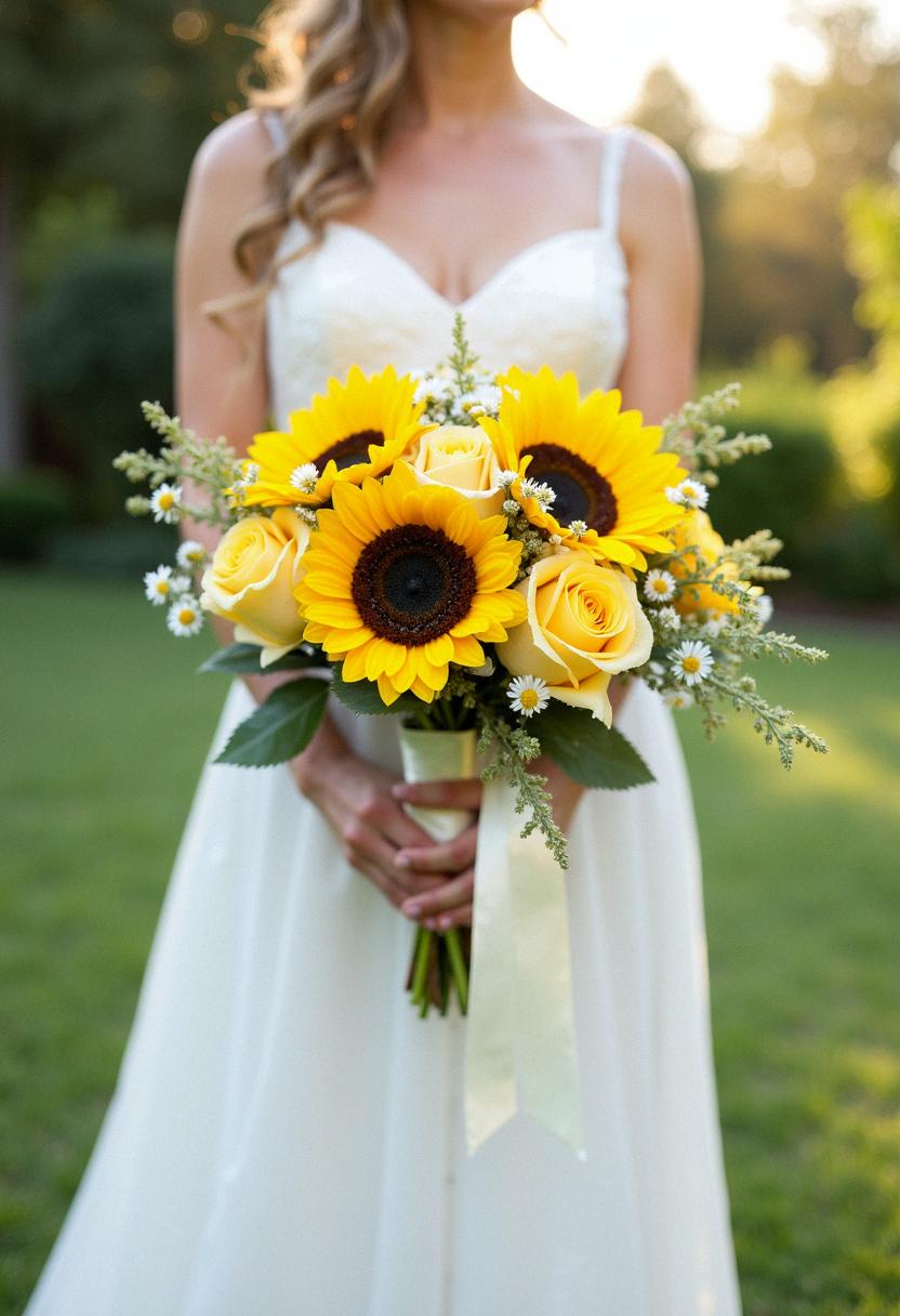yellow bridal bouquet yellow bridal bouquet