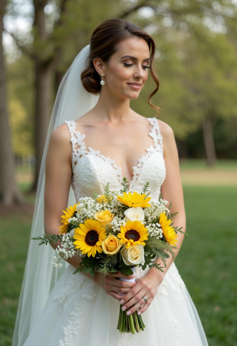 yellow bridal bouquet yellow bridal bouquet