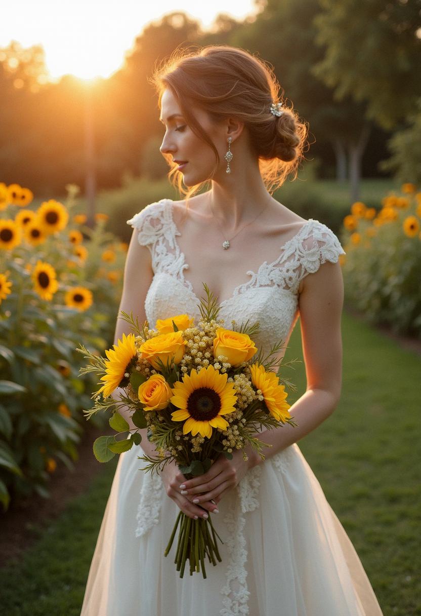 yellow bridal bouquet yellow bridal bouquet